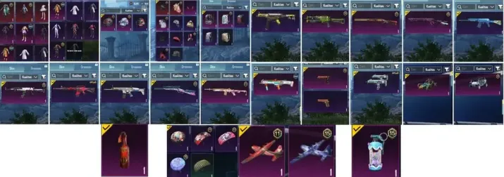 PGM500 Thornrose Dawn M16A4 Lv.2, Candied Haunter MP7 Lv.1, 33 Account Level, Pet Panda, 454 UC, Mythic Emblem, 17 Mythic Fragments, Multiple Skins & Cosmetics (G)